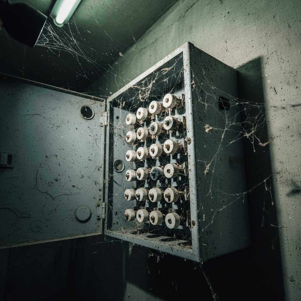 Überprüfung und Erneuerung eines alten Sicherungskastens